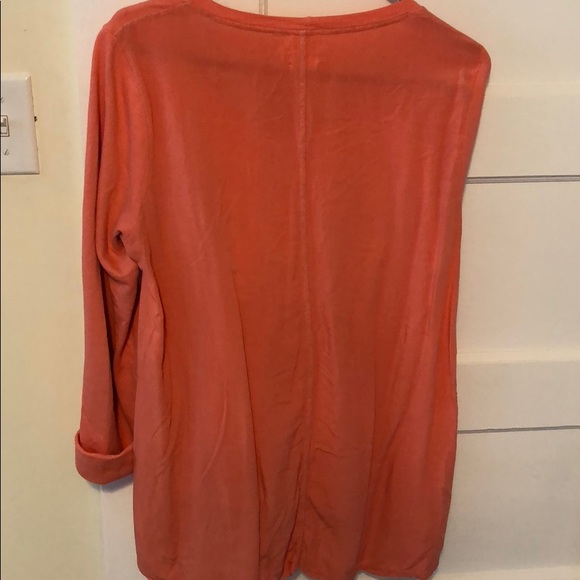 Sam and Lavi (from anthro) coral casual shirt M - Picture 6 of 6